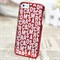 Пластиковый дизайн чехол-накладка Marc Jacobs Red для iPhone 5