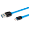 Кабель для iPhone/ iPad HOCO Lightning-USB Data Cable Colourful Flat 120cм - фото 7258