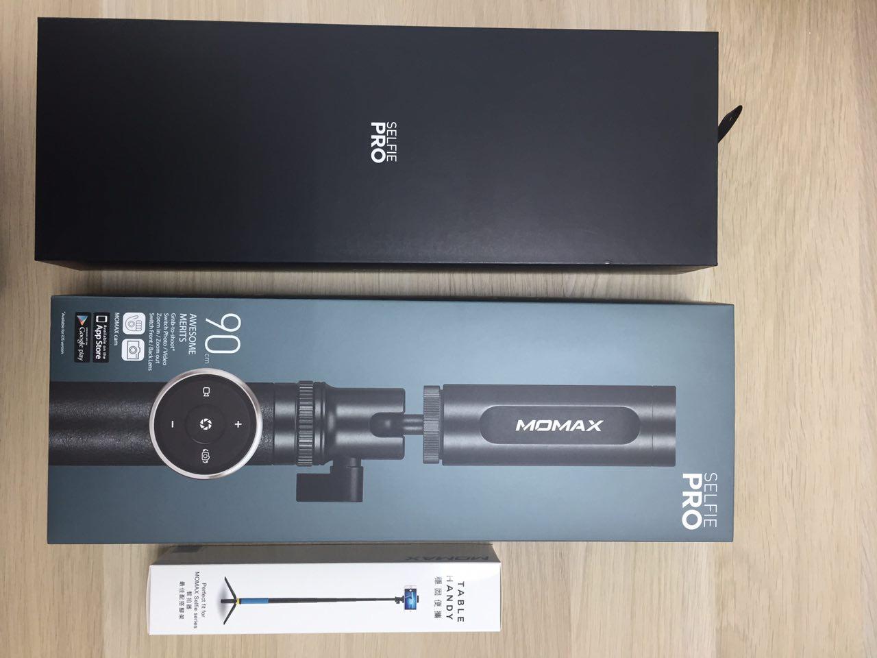 Монопод-держатель MOMAX Selfie Pro, комплект 2 в 1 (KMS4)